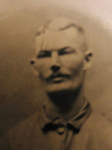Tintype Photograph of a Blind Man