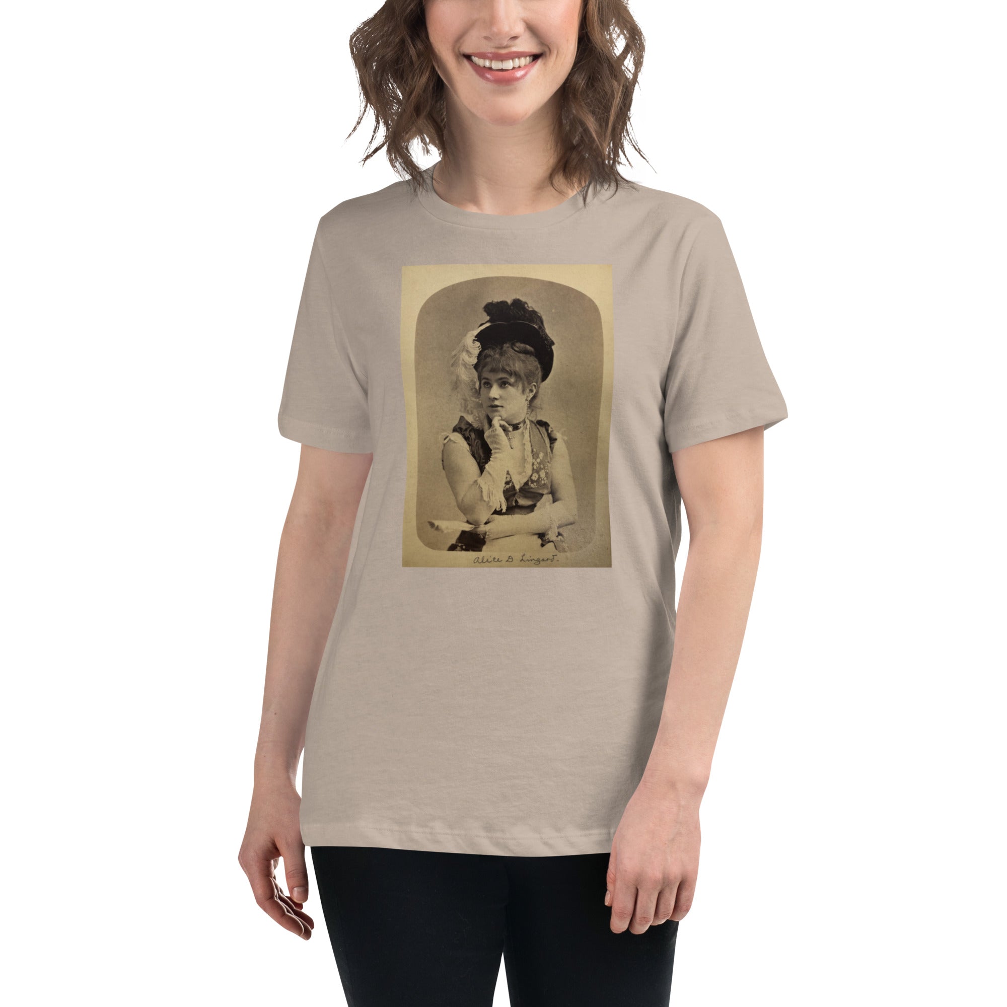 Old Timey Actress Photo Women's Relaxed T-Shirt